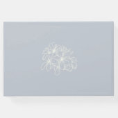 ダスティブルー結婚ズゲストブック ゲストブック (裏面)