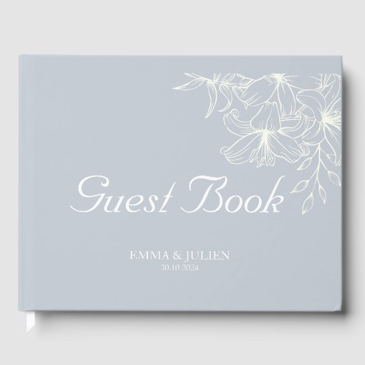ダスティブルー結婚ズゲストブック ゲストブック (正面)