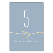 ダスティブルー結婚ズ テーブルナンバー (裏面)