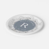 ダスティブルー結婚ズ ペーパープレート (アングル)