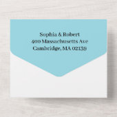 ダスティブルー結婚フローラ オールインワン招待状 (裏面)