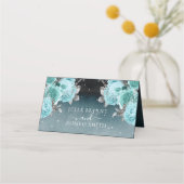 ダスティブルー結婚フローラ プレイスカード (裏面)