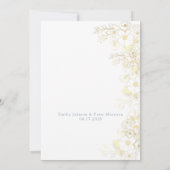 ダスティブルー結婚式招待状 招待状 (裏面)