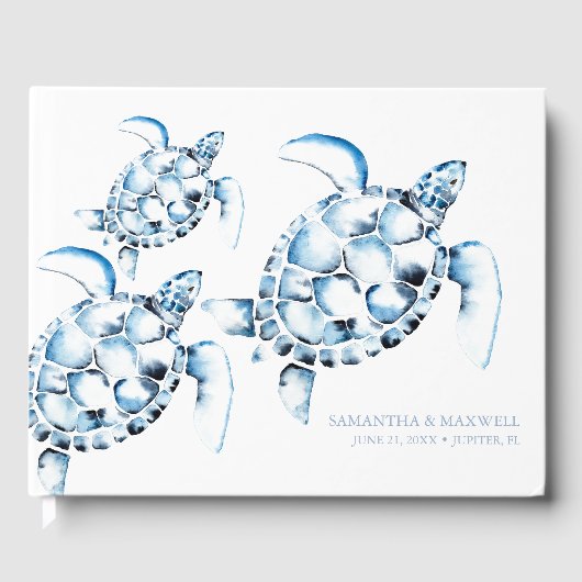 ダスティブルー結婚海ズゲストブック ゲストブック (正面)