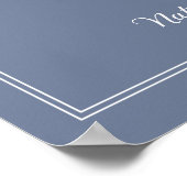 ダスティブルー航海のいかり結婚ズポスター ポスター (角)