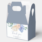 ダスティブルー花模様ありがとう フェイバーボックス (オープン)