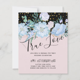 ダスティブルー赤面ピンク結婚フローラ予算