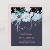 ダスティブルー赤面ピンク結婚フローラ予算 (正面/裏面)