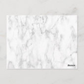 ダスティブルー赤面ピンク金ゴールド結婚フローラ感謝していズ ポストカード (裏面)