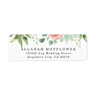 ダスティブルー赤面多肉性フローラ庭園の結婚式 ラベル