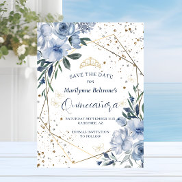 ダスティブルー金ゴールドクインセアニラ セーブザデート