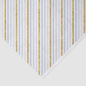 ダスティブルー金ゴールドストライプのティッシュペーパー 薄葉紙 (詳細)