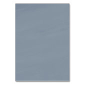 ダスティブルー金ゴールド赤面結婚ピーチのインサートカード テーブルナンバー (裏面)