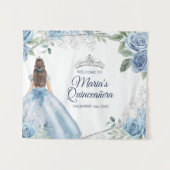 ダスティブルー15アノスキンセアニラクラウンウェルカムサイン タペストリー (正面(横))