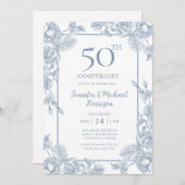 ダスティブルー50周年記念 招待状 (正面/裏面)