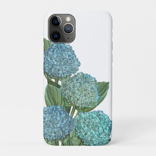 ダスティブルー アジサイ ブーケ Case-Mate iPhoneケース (裏)