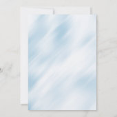 ダスティブルー&シルバーフローラエレガンス結婚 招待状 (裏面)