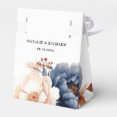 ダスティブルー&テラコッタフローラの水色結婚ズ フェイバーボックス (裏面サイド)