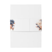 ダスティブルー&テラコッタフローラの水色結婚ズ 招待状ベリーバンド (裏面例)