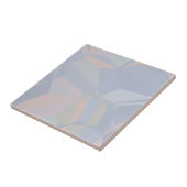 ダスティブルー&ピーチシームレスポリゴン タイル (側面)