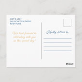 ダスティブルー プリンセス フラワー キンセアニエラ ポストカード (裏面)