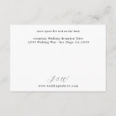 ダスティブルー&ホワイトフローラ詳細 エンクロージャーカード (裏面)