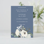 ダスティブルー&ホワイトフローラV3 – ブルー セーブザデート (スタンド正面)