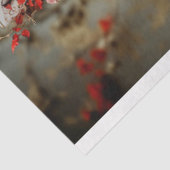 ダスティブルー&レッドフローラ、ポートレートアート&フラミンゴ 薄葉紙 (詳細)