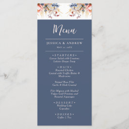 ダスティブルー&赤面ピンクフローラ水の色結婚's メニュー