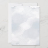 ダスティブルー&赤面フローラコースタルリハーサルディナー 招待状 (裏面)