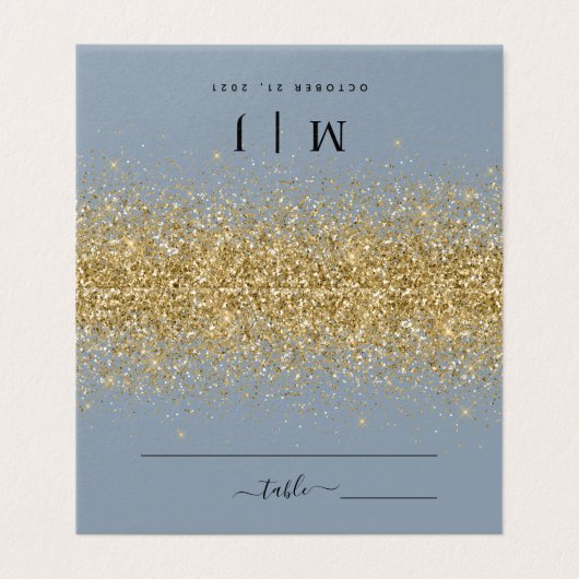 ダスティブルー&金ゴールドグリッター結婚ズ座席表 (外部フラット)