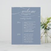 ダスティブルー 2日間の結婚式のスケジュール シック (スタンド正面)