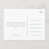 ダスティボホ |グリーン結婚さんありがとう ポストカード (裏面)