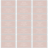 ダスティボホ |バラゲスト住所 シール (正面)