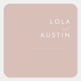 ダスティボホ |バラ結婚の封筒用シール スクエアシール