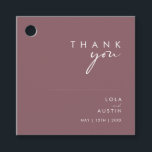 ダスティボホ |パープルとバラありがとうメッセージカード フェイバータグ<br><div class="desc">ダスティボホ |紫とバラ感謝していお客様のメッセージカードはカラフル素朴なボホに最適結婚である。ミニマルシンプルスのスクリプユニークト、埃の多いバラと紫の色のパレットを伴うモダンそのデザインはコンテンポラリー、このクラシックシックなboianの半袖の製品与えです。今ま保でも、好きなアートワークやグラフィックでパーソナライズすることもできます。このコレクション内の他の製品を見ても、あなたの全体を一緒結婚に持ち込む！</div>