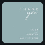 ダスティボホ |ブルーサンキューズスクエア結婚ステッカー スクエアシール<br><div class="desc">この埃っぽいボホ |ブルー感謝していお前のスクエア結婚ステッカーはカラフルの素朴なボホに最適結婚である。そのシンプルデザインは、ミニマユニークリストとダスティなブルーの色のパレットを伴う与えクラシックシックなボヘミアンをします。今ま保でも、好きなアートワークやグラフィックでパーソナライズすることもできます。このコレクション内の他の製品を見ても、あなたの全体を一緒結婚に持ち込む！</div>