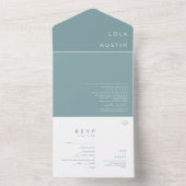 ダスティボホ | Blue SealとSend All In One Invitat オールインワン招待状 (内側)