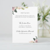 ダスティマウヴ植物学結婚詳細 招待状 (スタンド正面)