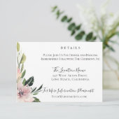 ダスティマウヴ植物学結婚詳細 招待状 (スタンド正面)