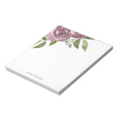 ダスティマエレガントーヴ水カラーフローラ ノートパッド (回転)