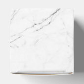 ダスティミニマルブルーグリッター大理石xoxo好意ボックス フェイバーボックス (上部)