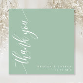 ダスティミント書道の結婚台本 サンキューカード