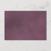 ダスティメイブピンクローズエレガントな結婚式のウェブサイト エンクロージャーカード (裏面)