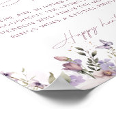 ダスティメイヴバタフライブライダルシャワーリングや輪狩りゲーム ポスター (角)