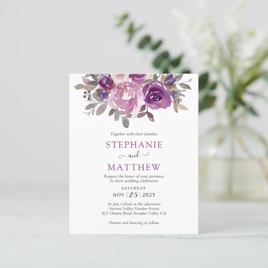 ダスティメイヴパープル赤面ボタニカルバジェット結婚ズ (スタンド正面)