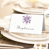 ダスティメイヴフローラバラ水色結婚の プレイスカード