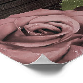 ダスティメイヴフローラバラ素朴ウッドレース結婚ズ ポスター (角)