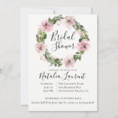 ダスティメイヴフローラリースブライダルシャワー招待 招待状 (正面)