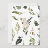 ダスティメイヴボタニカルフローラ婚約パーティ 案内状 (裏面)